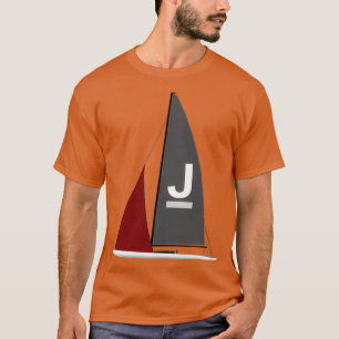 T-shirt J Boat J Classe Voilier Yacht Triblend
