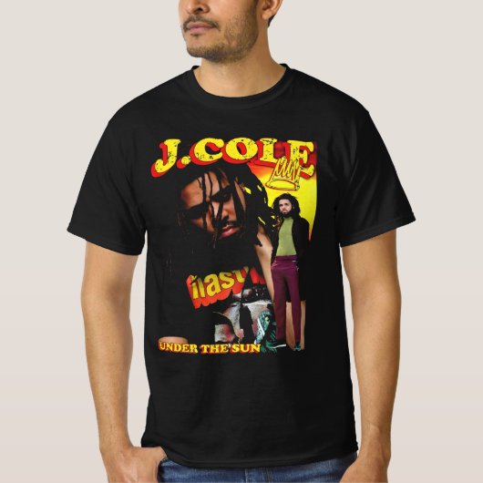 T-shirt " J Cole King Cole Dreamville" (Devant)
