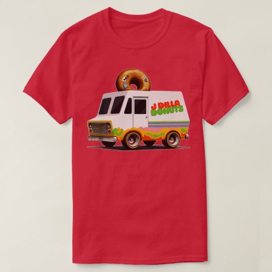 T-shirt J Dilla Donuts Van 1 (Design devant)