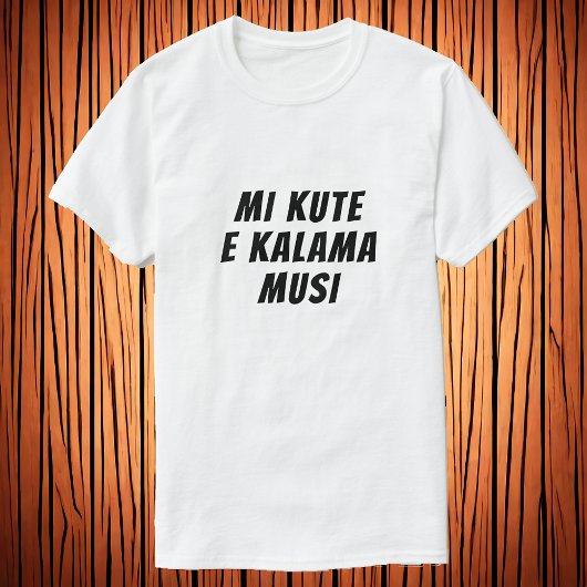 T-shirt J’écoute de la musique en toki pona