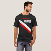 T-shirt J’Essaie Jennifer Essential  (Devant entier)