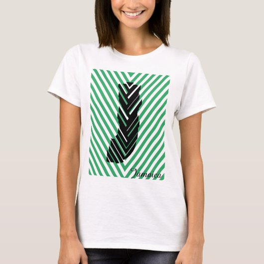 T-shirt J of Jamaïque (Devant)