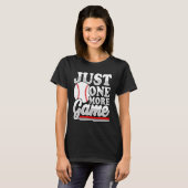 T-shirt J One De Plus Jeu De Baseball Jeu Jour De Baseball (Devant entier)