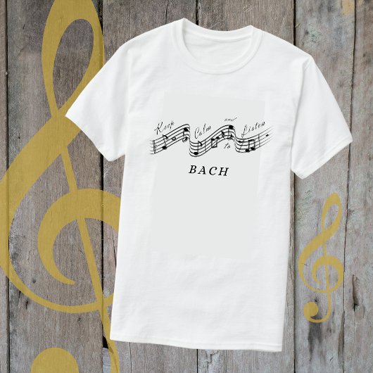 T-shirt J Sebastian Bach Meilleur compositeur de musique c