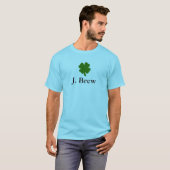 T-shirt J.T-shirt de shamrock de Brew (Devant entier)