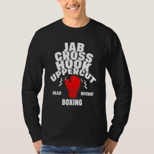 T-shirt Jab Cross Hook Uppercut Head Movement Boxe Sport
