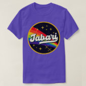 T-shirt Jabari Arc En Arc En Arc Dans L'Espace Style Vinta (Design devant)