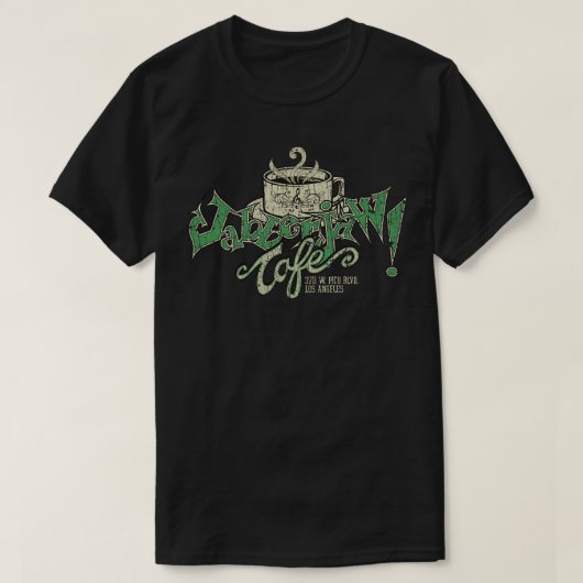 T-shirt Jabberjaw Cafe Los Angeles 1989 (Design devant)