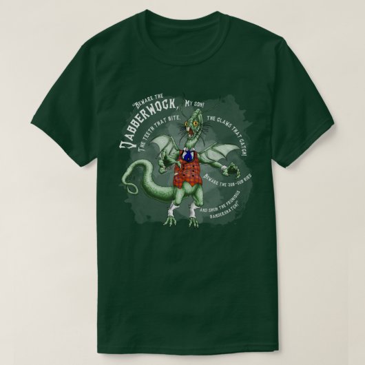 T-shirt Jabberwocky wh (Design devant)