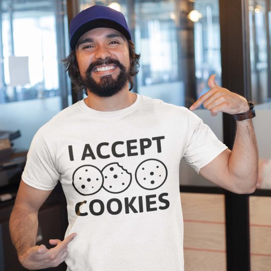 T-shirt J'accepte les cookies