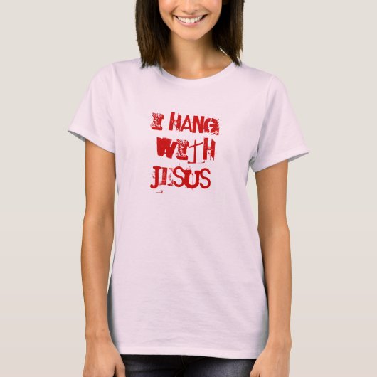 T-shirt J'accroche avec Jésus (Devant)