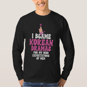 T-shirt J'accuse le drame coréen Love K Pop Finger Heart K