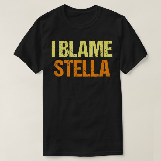 T-shirt J'Accuse Stella Funny Amis Humour Buddy Le Savoir  (Design devant)
