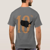 T-shirt Jack Daniels avec états (Dos)