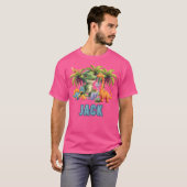 T-shirt Jack Dinosaur Personnalisé Prénom Toddl (Devant entier)