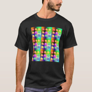 T-shirt Jack Fruit coloré sur un Arrière - plan Abstrait