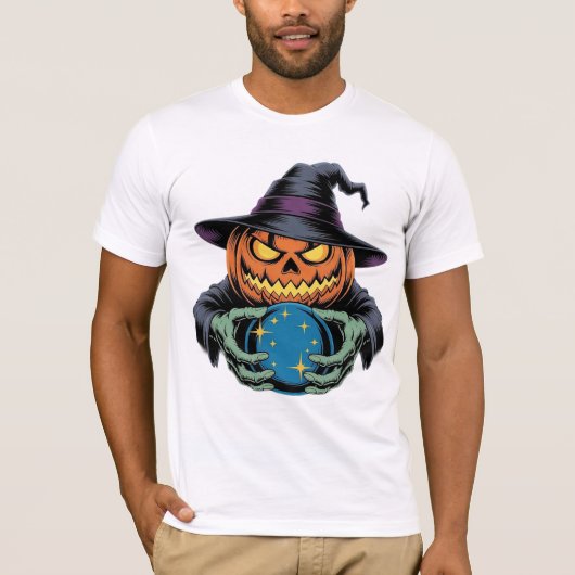 T-shirt Jack Halloween diseuse de bonne aventure (Devant)