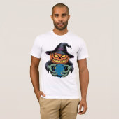 T-shirt Jack Halloween diseuse de bonne aventure (Devant entier)