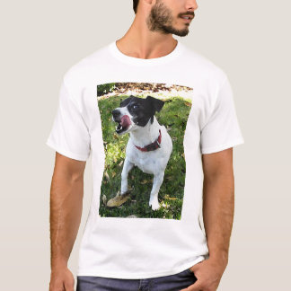 T-SHIRT JACK NOIR ET BLANC RUSSELL TERRIER
