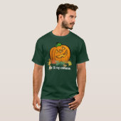 T-shirt Jack-o'-lantern C'Est Mon Costume Dark Tee (Devant entier)