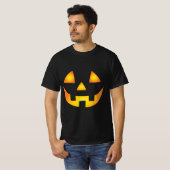 T-shirt Jack-o'-lantern Déplaisant Citrouille face Hallowe (Devant entier)