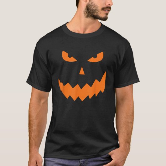 T-shirt Jack-o'-lantern Face Citrouille géant Halloween Co (Devant)