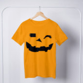 T-shirt Jack-o'-lantern Face Citrouille Orange Halloween