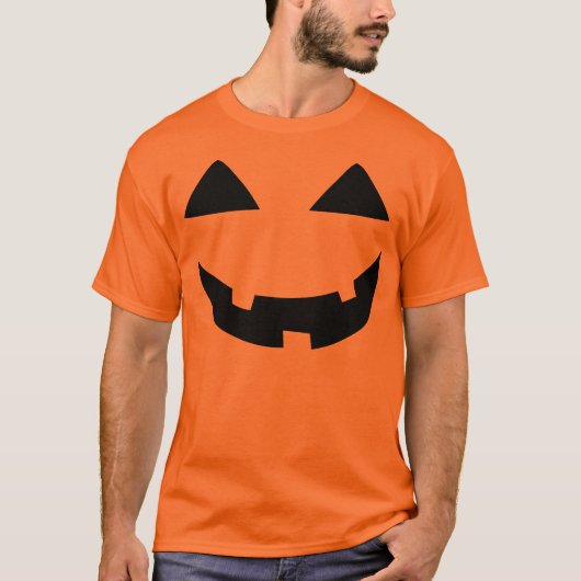 T-shirt Jack-o'-lantern font face (Devant)