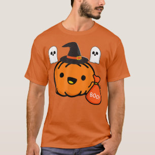 T-shirt Jack-o'-lantern Halloween Tricoter ou Treat Bag Fu