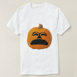 T-shirt Jack o' Lantern Malheureux Face, Citrouille d'Hall