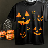 T-shirt Jack-O-Lantern ou Jack O’Lantern yeux et souriant