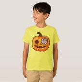 T-shirt Jack-o'-lantern photo personnalisée mignon monstre (Devant entier)