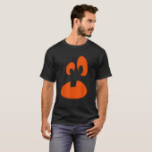 T-shirt Jack O Lantern Pumpkin Face Funny Halloween Costum (Devant entier)