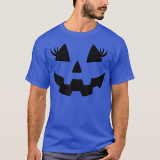 T-shirt Jack O Lantern Scary Carved Pumpkin Face Halloween