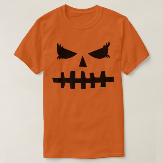 T-shirt Jack O Lantern Scary Pumpkin Halloween Costume  (Design devant)