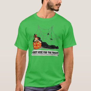 T-shirt Jack-O-Lantern, sorcière d'Halloween, je suis just