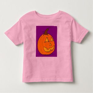 T-shirt Jack o' Lantern violet pour jeunes pousses
