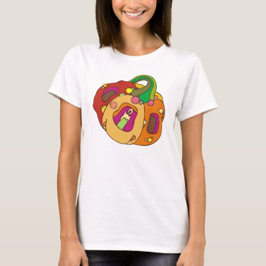 T-shirt Jack-o-lanterne super (Devant)
