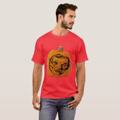 T-shirt Jack O"Lanterne Vampire Face Halloween Unisex (Devant entier)