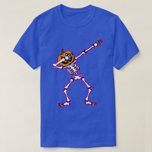 T-shirt Jack O'Lantern Dabbing Citrouille Halloween Dab Sk (Design devant)