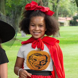 T-Shirt Jack O'Lantern Vampire Face Halloween filles