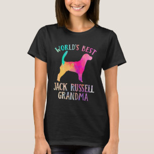 T-shirt Jack Russel Dog Worldu2019s Best Jack Russel Gran