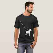 T-shirt Jack Russel on a Leash Dog Mom Dad Pet Cute Pupp (Devant entier)