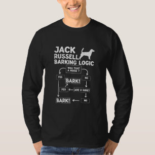 T-shirt Jack Russell Barking Logic Pet Log s Dog Mom