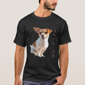 T-shirt Jack Russell Terrier Chemise Maman Papa Femmes Hom