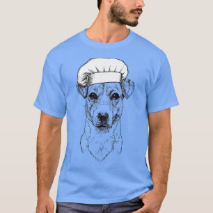 T-shirt Jack Russell Terrier Chien Cook Chef Cuisine drôle