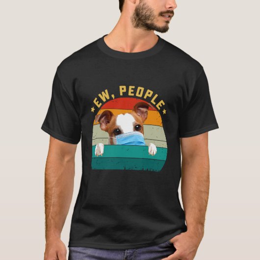 T-shirt Jack Russell Terrier Chien Ew Chien Portant Un F (Devant)