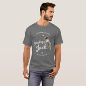 T-shirt Jack Russell Terrier Chien Jumping Jack Tee Funny  (Devant entier)