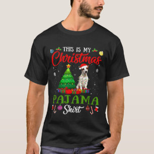T-shirt Jack Russell Terrier Chien Lumières de Noël Père N