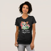 T-shirt Jack Russell Terrier Chien Maman Lunettes de solei (Devant entier)